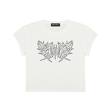 Lover Metal Font Baby Tee - Goth Cloth Co.gymwear260730PODAA1076001