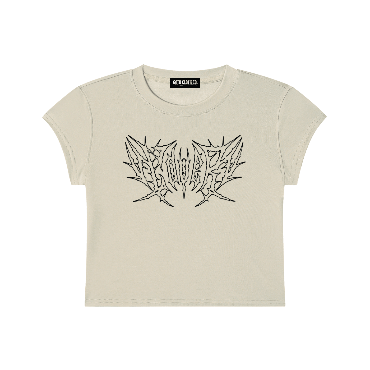 Lover Metal Font Baby Tee - Goth Cloth Co.gymwear260730PODAA1076006