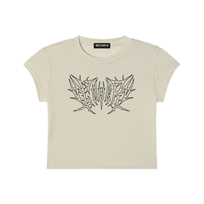 Lover Metal Font Baby Tee - Goth Cloth Co.gymwear260730PODAA1076006