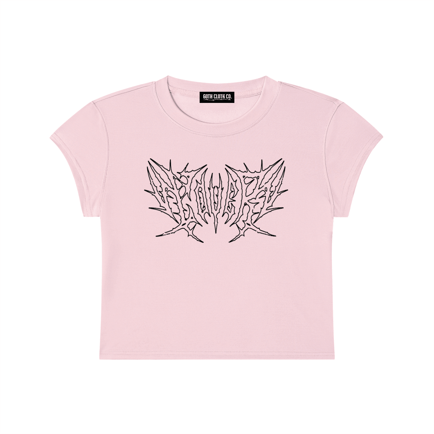 Lover Metal Font Baby Tee - Goth Cloth Co.gymwear260730PODAA1076011