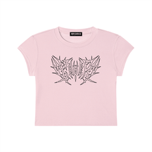 Lover Metal Font Baby Tee - Goth Cloth Co.gymwear260730PODAA1076011