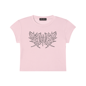 Lover Metal Font Baby Tee - Goth Cloth Co.gymwear260730PODAA1076011
