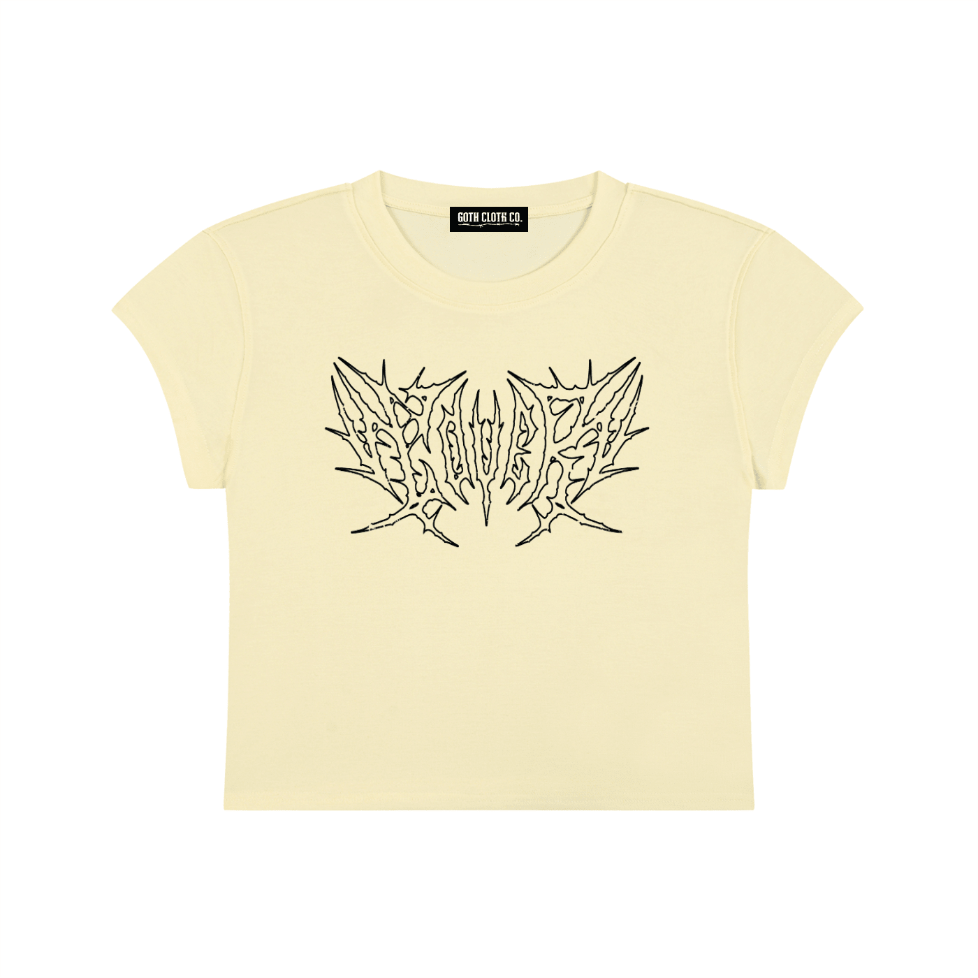 Lover Metal Font Baby Tee - Goth Cloth Co.gymwear260730PODAA1076016