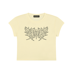 Lover Metal Font Baby Tee - Goth Cloth Co.gymwear260730PODAA1076016