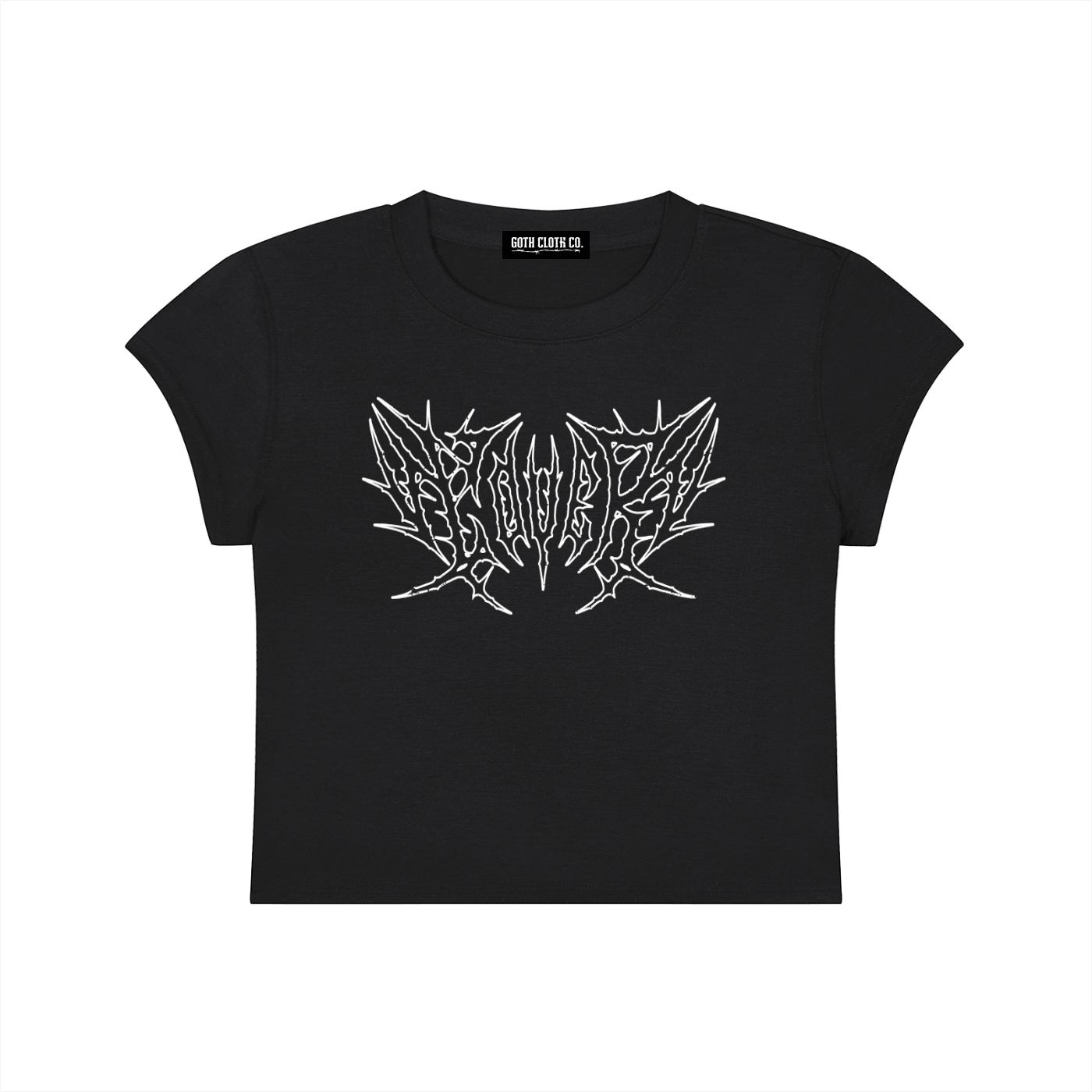 Lover Metal Font Baby Tee - Goth Cloth Co.gymwear260730PODAA1077001