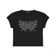 Lover Metal Font Baby Tee - Goth Cloth Co.gymwear260730PODAA1077001
