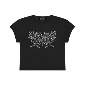 Lover Metal Font Baby Tee - Goth Cloth Co.gymwear260730PODAA1077001
