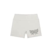Lover Metal Font High Rise Yoga Shorts - Goth Cloth Co.260721PODBK0728001