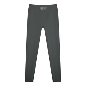 Lover Metal Font High Waisted Ankle Leggings - Goth Cloth Co.gymwear260721PODBK0759006
