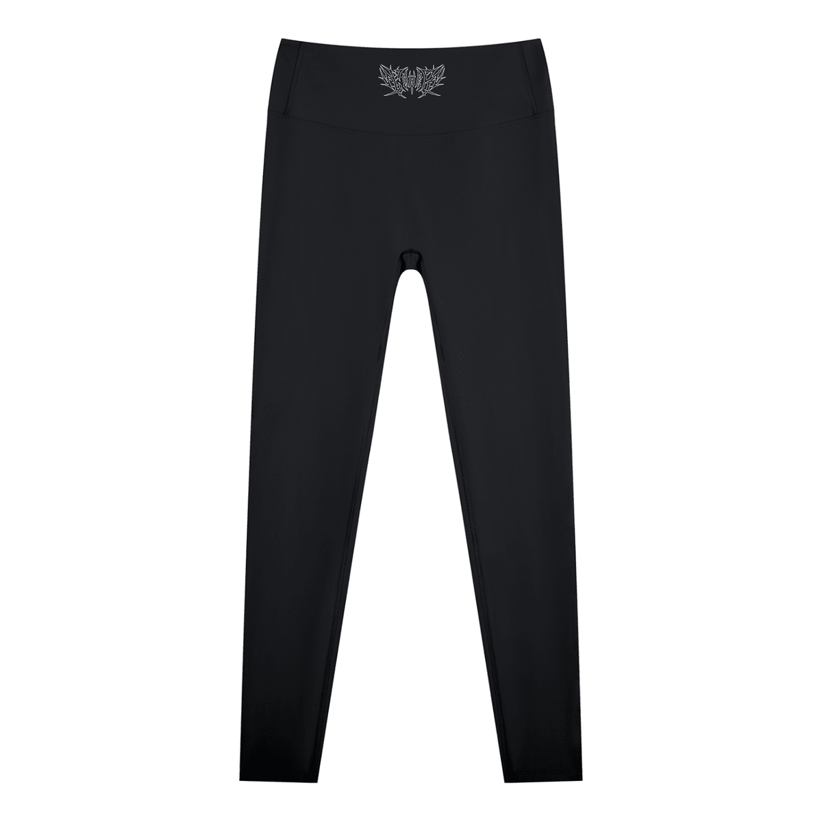 Lover Metal Font High Waisted Ankle Leggings - Goth Cloth Co.260721PODBK0759001