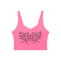 Lover Metal Font Long Line Sports Bra - Goth Cloth Co.260729PODAC0712011