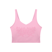 Lover Metal Font Long Line Sports Bra - Goth Cloth Co.260729PODAC0724006