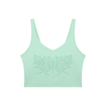 Lover Metal Font Long Line Sports Bra - Goth Cloth Co.260729PODAC0726001