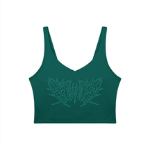 Lover Metal Font Long Line Sports Bra - Goth Cloth Co.260729PODAC0745001