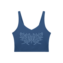Lover Metal Font Long Line Sports Bra - Goth Cloth Co.260729PODAC0747001
