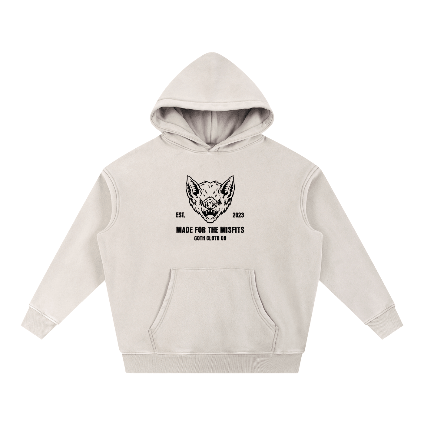 Made for Misfits Acid Wash Fleece Hoodie - Goth Cloth Co.260903PODRB0583001