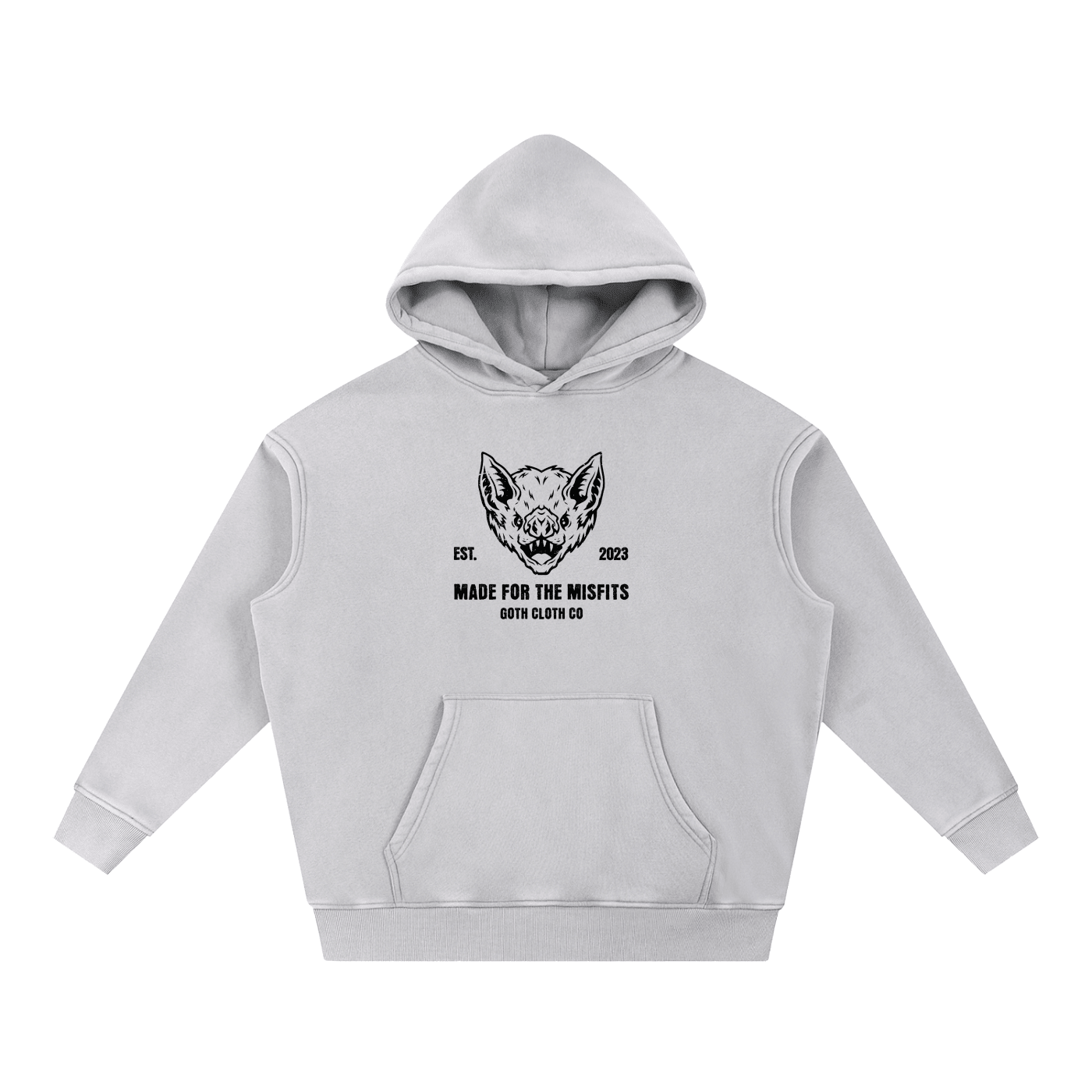 Made for Misfits Acid Wash Fleece Hoodie - Goth Cloth Co.260903PODRB0583006