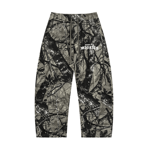 Made for Misfits Camo Barrel Leg Pants - Goth Cloth Co.260924PODPX11059#001