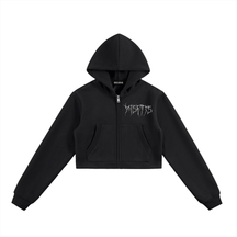 Made for Misfits Cropped Zip-Up Hoodie - Goth Cloth Co.260805PODUA0259001