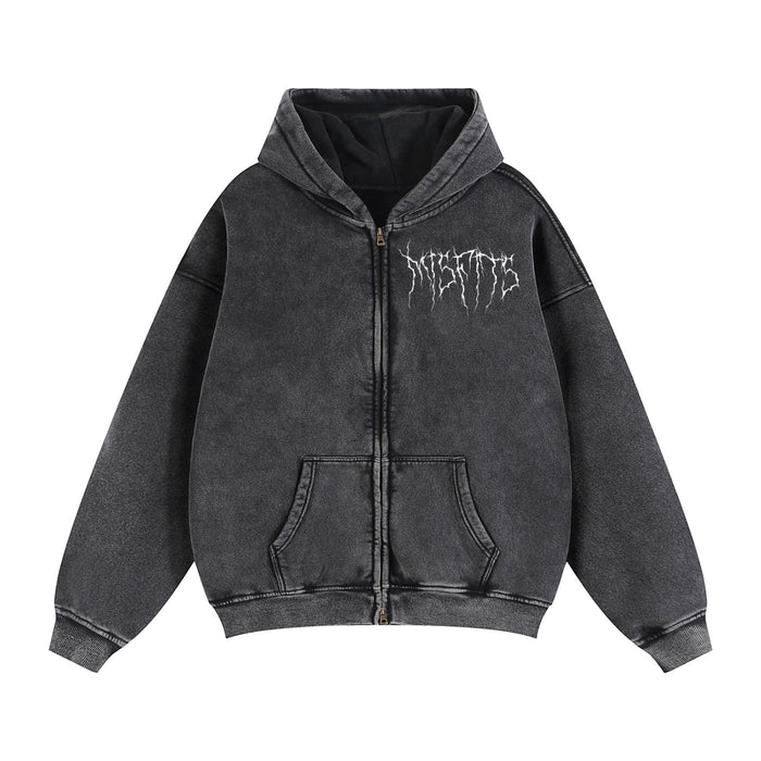 Made for Misfits Vintage Wash Fleece Hoodie - Goth Cloth Co.gymwear260805PODTZ0227#011
