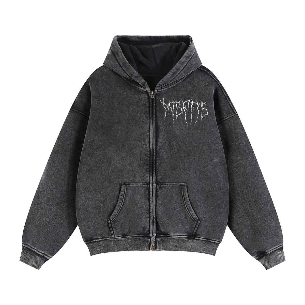 Made for Misfits Vintage Wash Fleece Hoodie - Goth Cloth Co.gymwear260805PODTZ0227#011