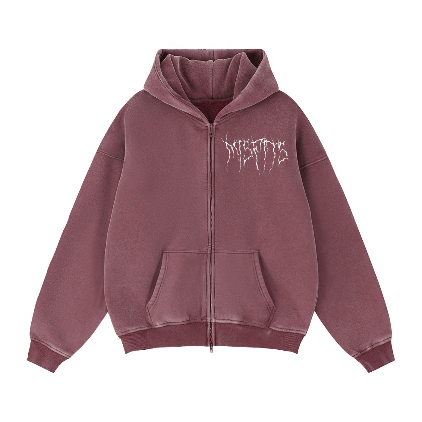 Made for Misfits Vintage Wash Fleece Hoodie - Goth Cloth Co.260805PODTZ0227006