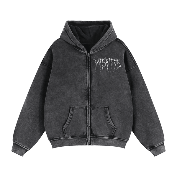 Made for Misfits Vintage Wash Fleece Hoodie - Goth Cloth Co.260805PODTZ0227011