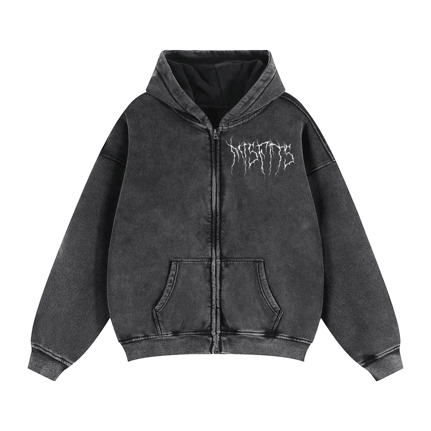 Made for Misfits Vintage Wash Fleece Hoodie - Goth Cloth Co.260805PODTZ0227011