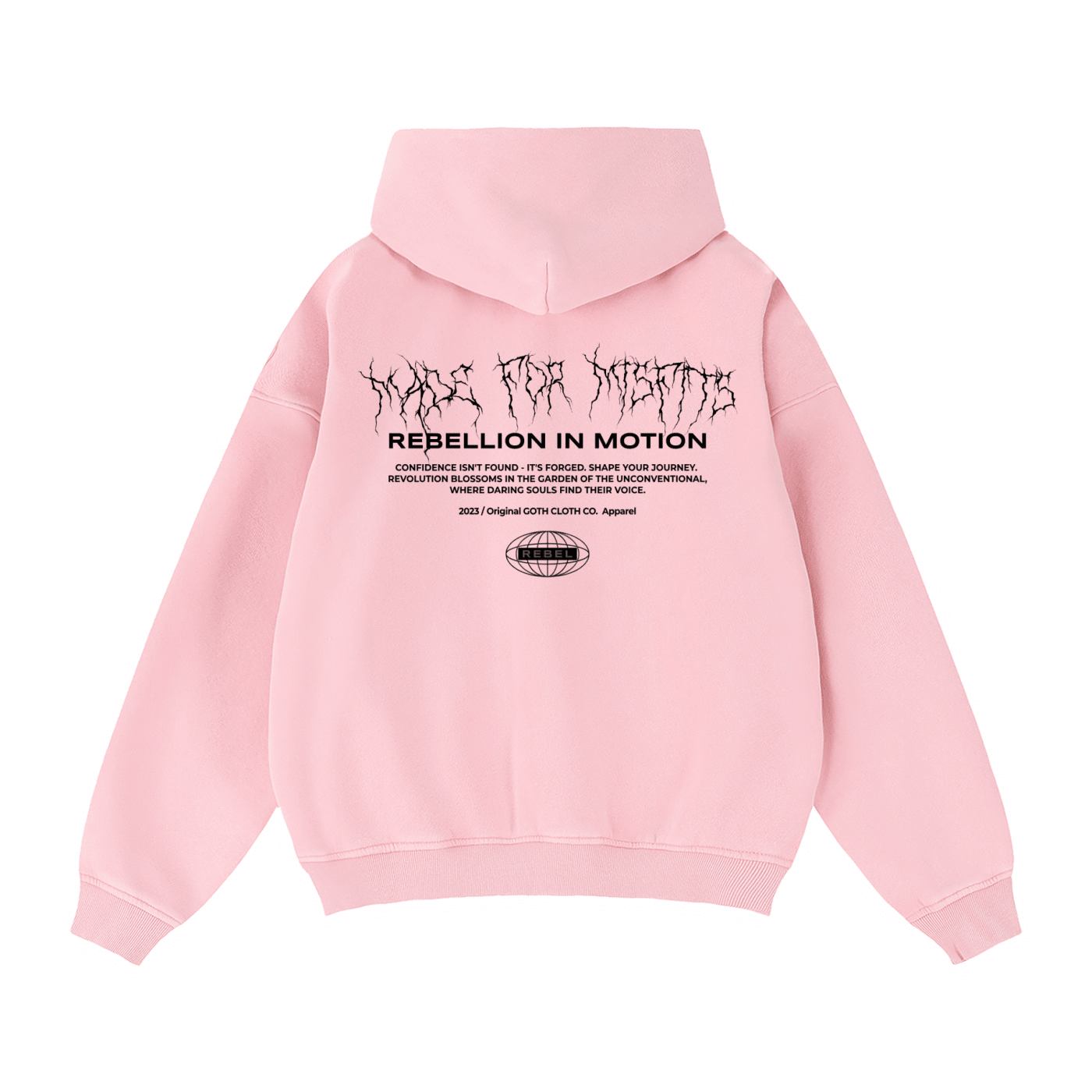 Made for Misfits Vintage Wash Fleece Hoodie - Goth Cloth Co.260805PODTZ0231006