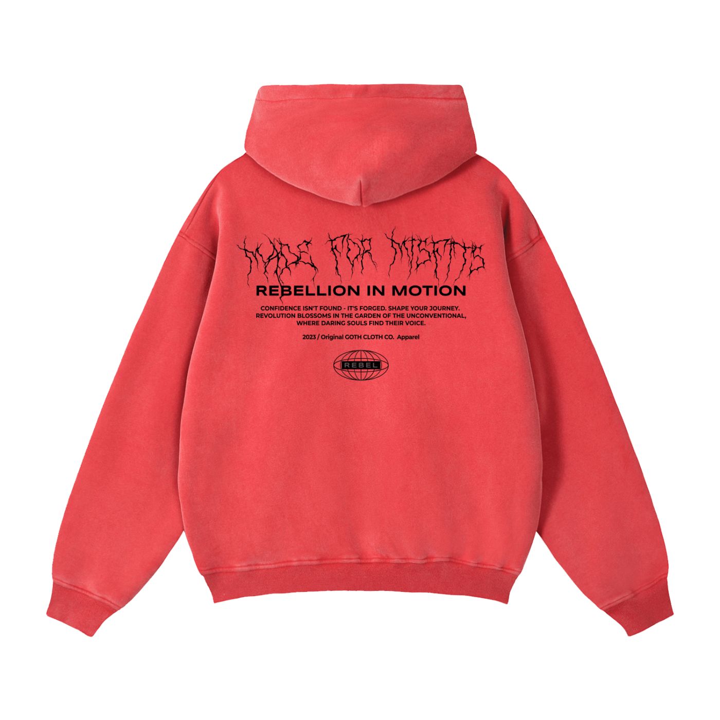 Made for Misfits Vintage Wash Fleece Hoodie - Goth Cloth Co.260805PODTZ0233001