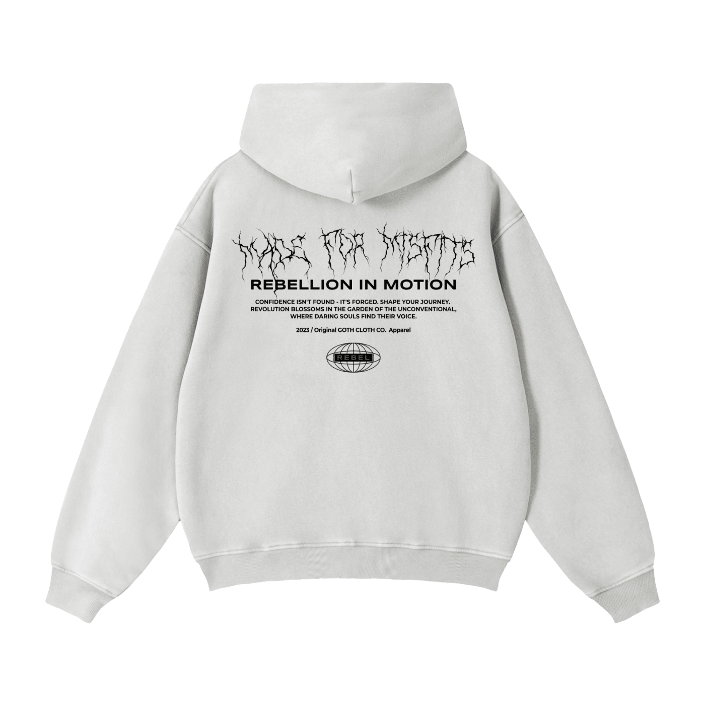 Made for Misfits Vintage Wash Fleece Hoodie - Goth Cloth Co.260805PODTZ0233001