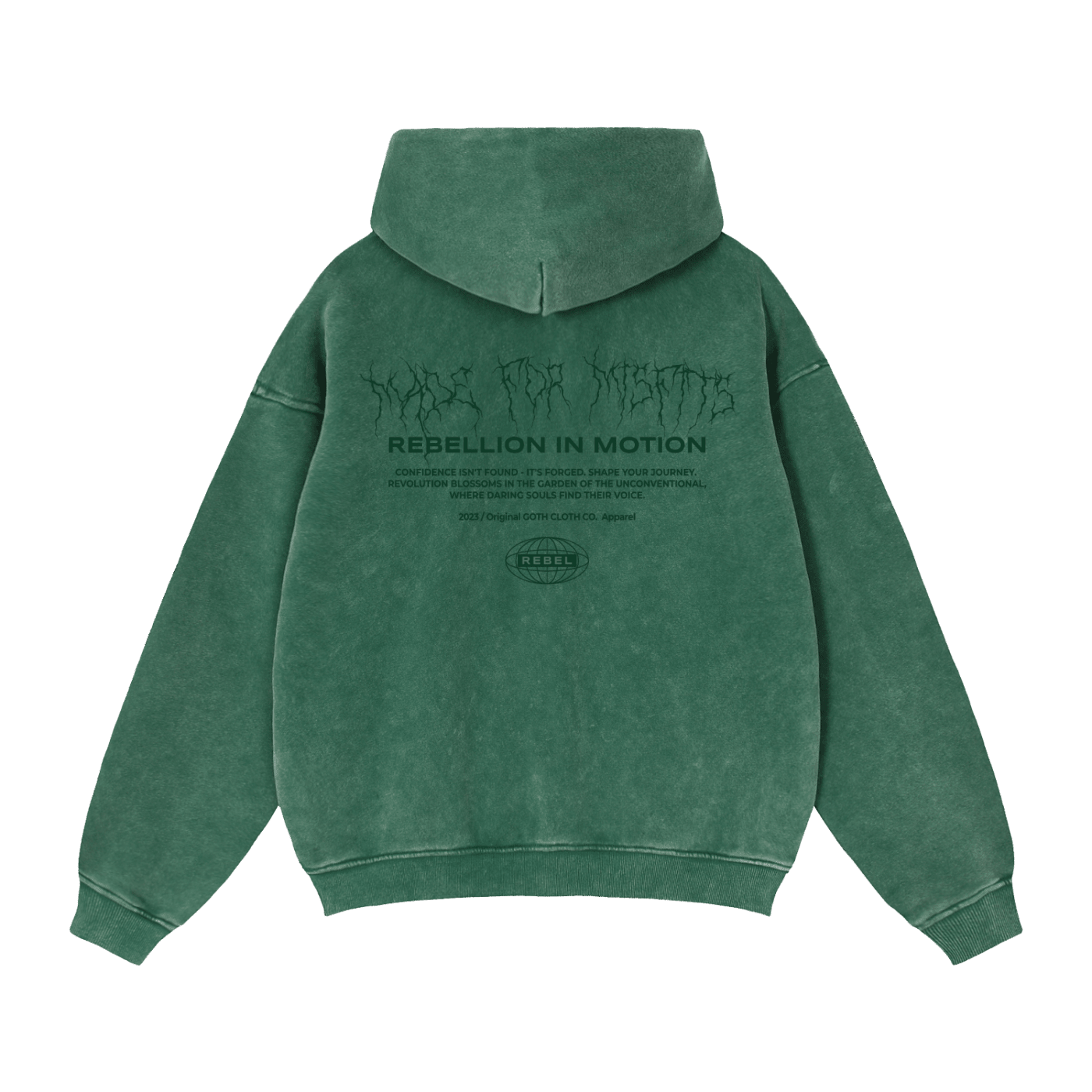 Made for Misfits Vintage Wash Fleece Hoodie - Goth Cloth Co.260805PODTZ0233001
