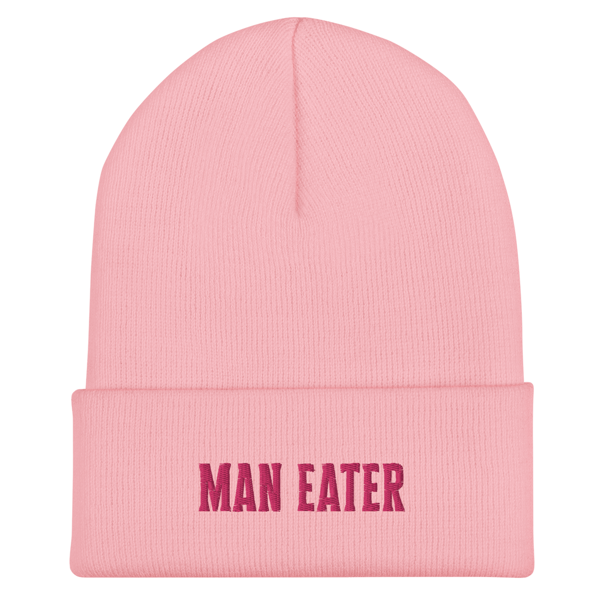 Man Eater Bold Gothic Knit Beanie - Goth Cloth Co.7803942_17494