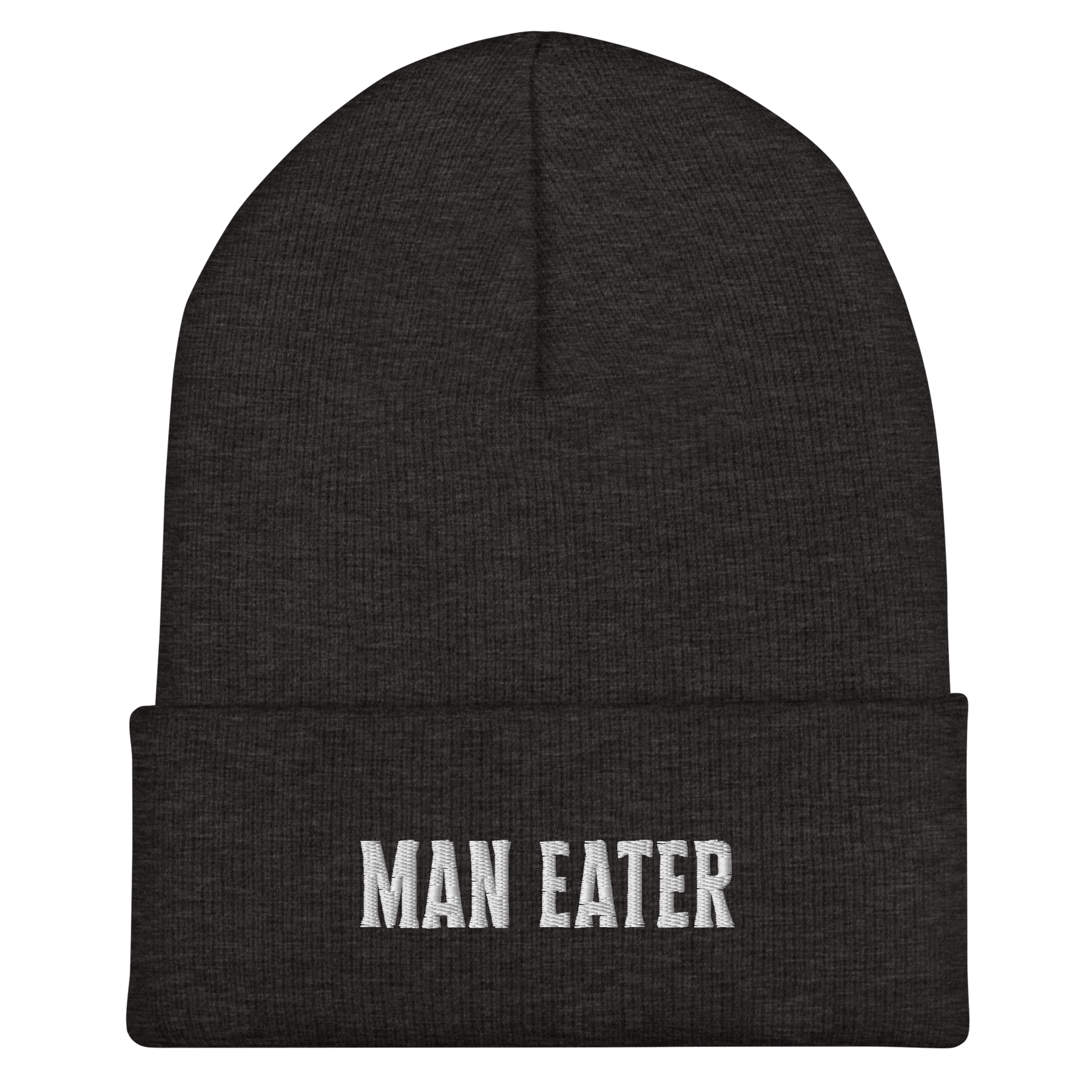 Man Eater Bold Gothic Knit Beanie - Goth Cloth Co.8543662_12881