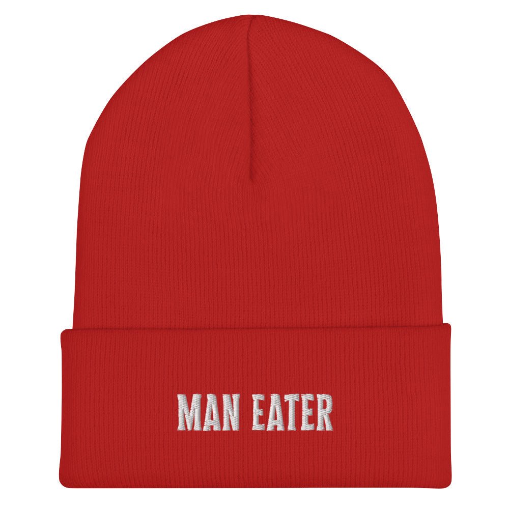 Man Eater Bold Gothic Knit Beanie - Goth Cloth Co.8543662_8939