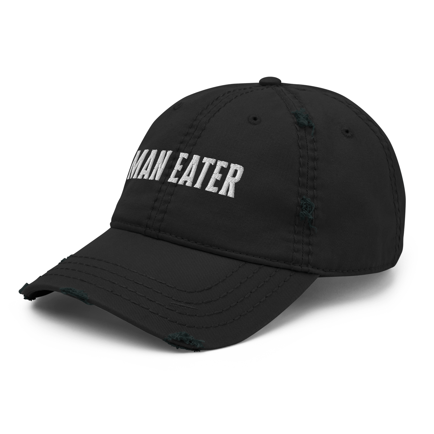 Man Eater Distressed Dad Hat - Goth Cloth Co.8126420_10990