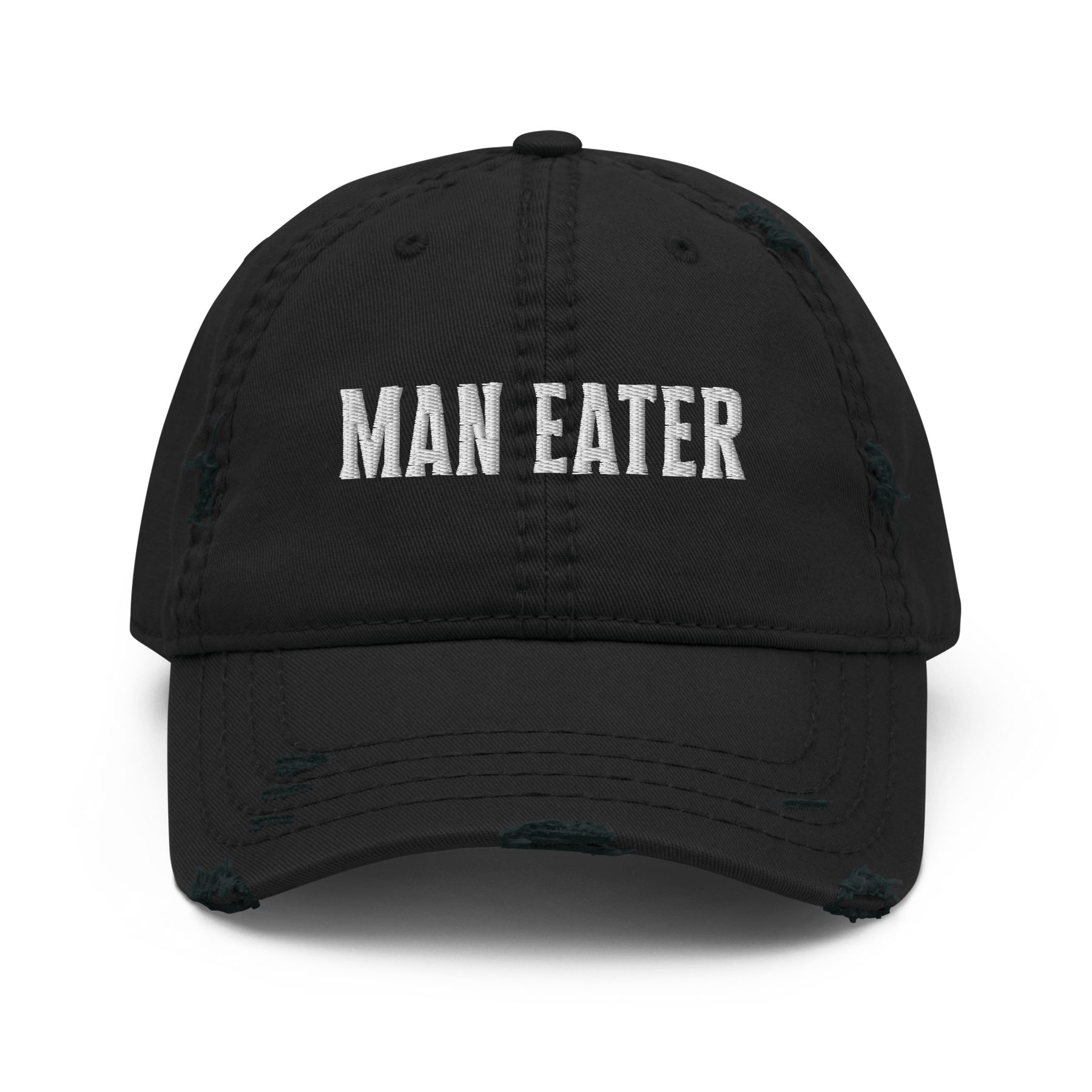 Man Eater Distressed Dad Hat - Goth Cloth Co.8126420_10990