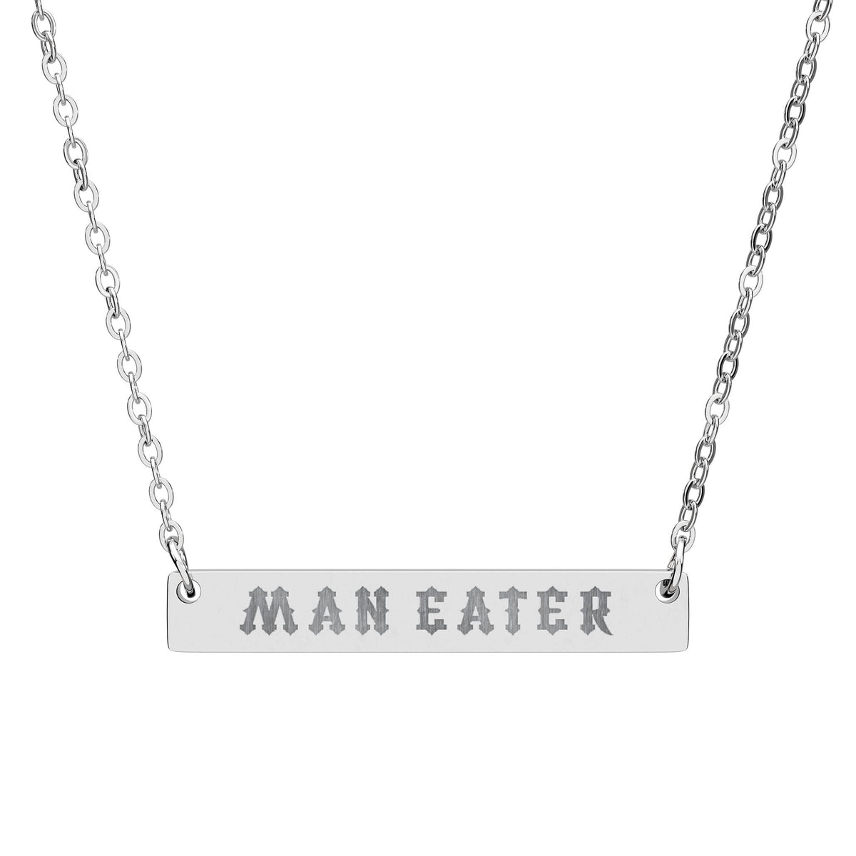 Man Eater Horizontal Bar Necklace - Goth Cloth Co.Accessories24670340923586499961