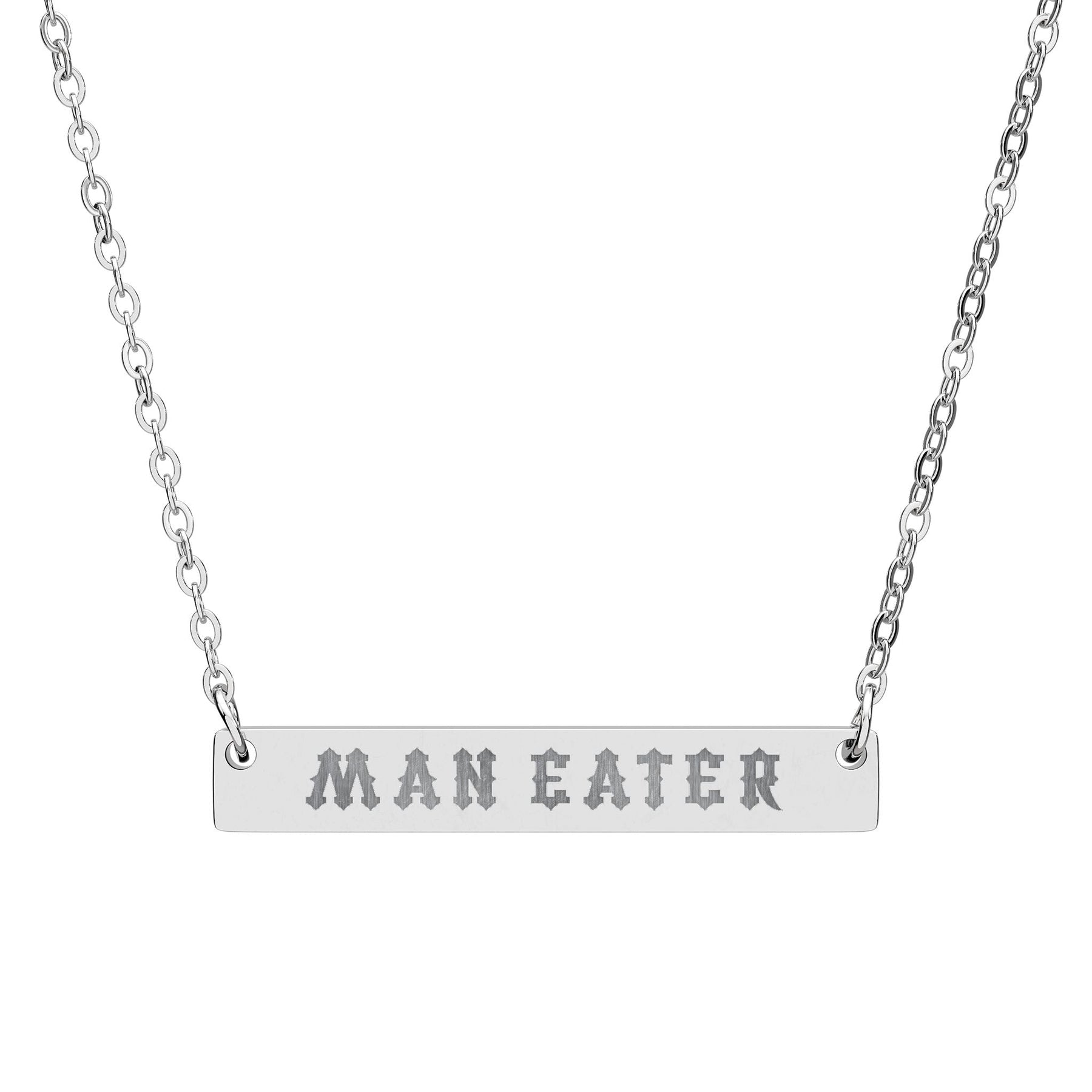Man Eater Horizontal Bar Necklace - Goth Cloth Co.Accessories24670340923586499961