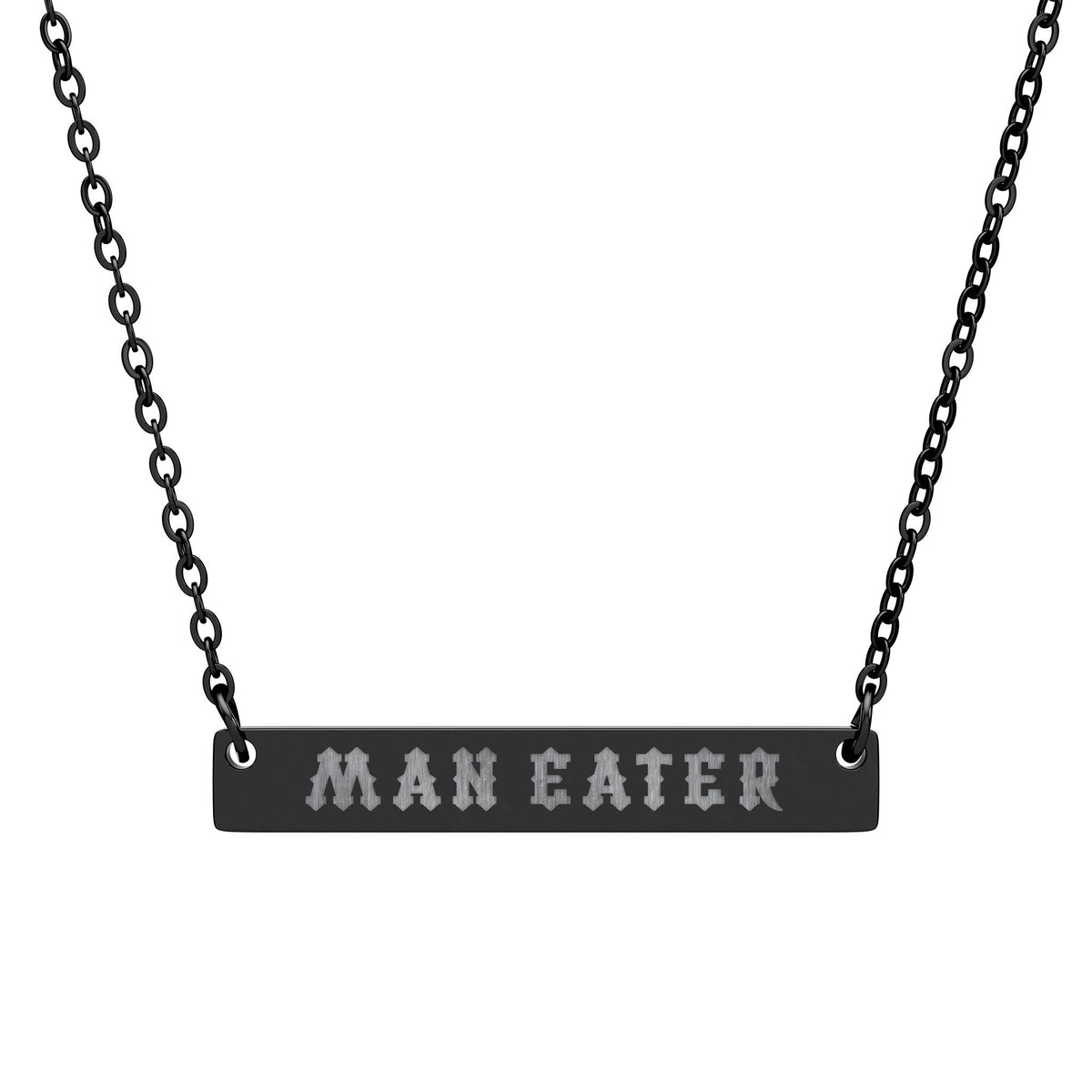 Man Eater Horizontal Bar Necklace - Goth Cloth Co.Accessories24670340923586499961