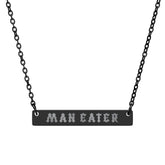 Man Eater Horizontal Bar Necklace - Goth Cloth Co.Accessories24670340923586499961