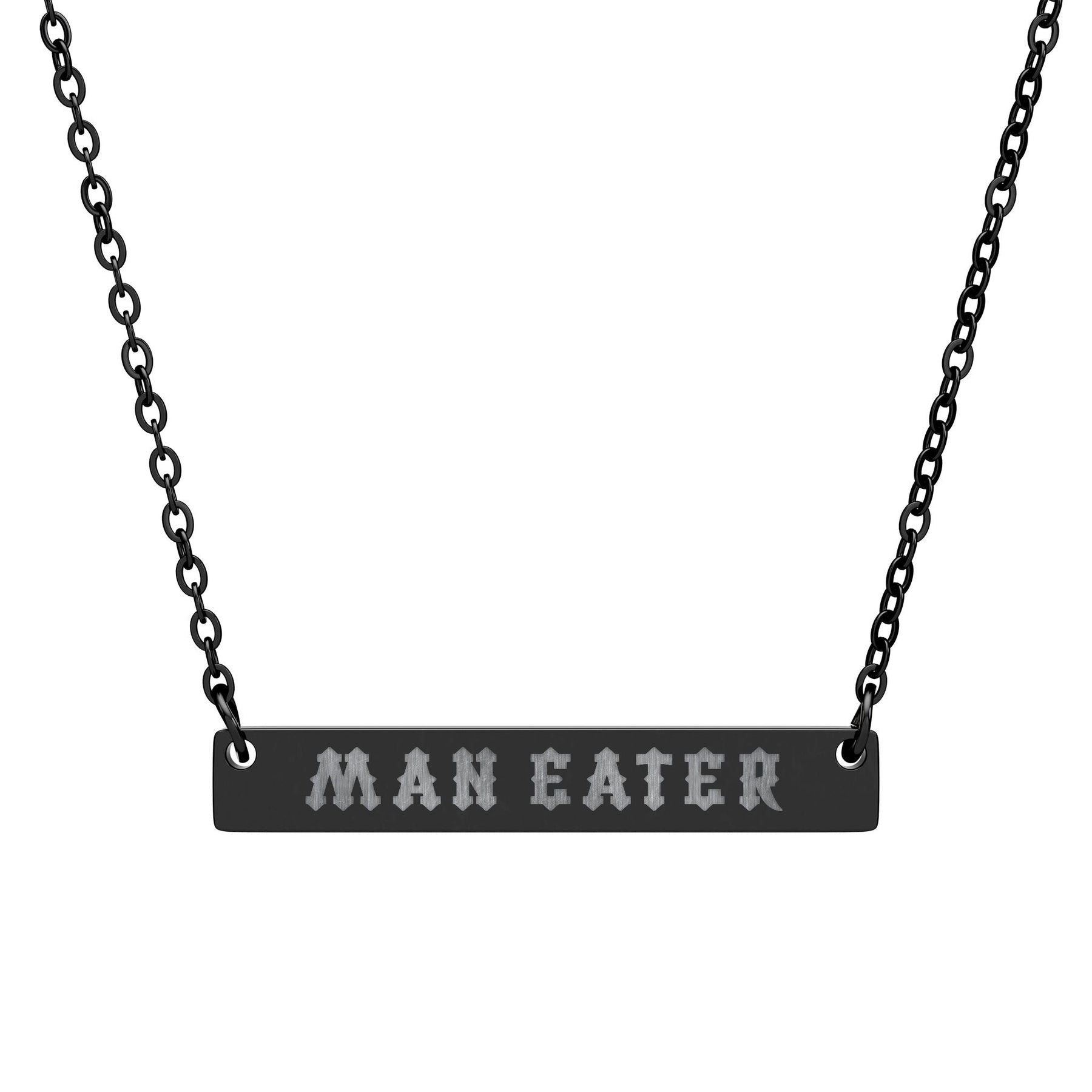 Man Eater Horizontal Bar Necklace - Goth Cloth Co.Accessories24670340923586499961
