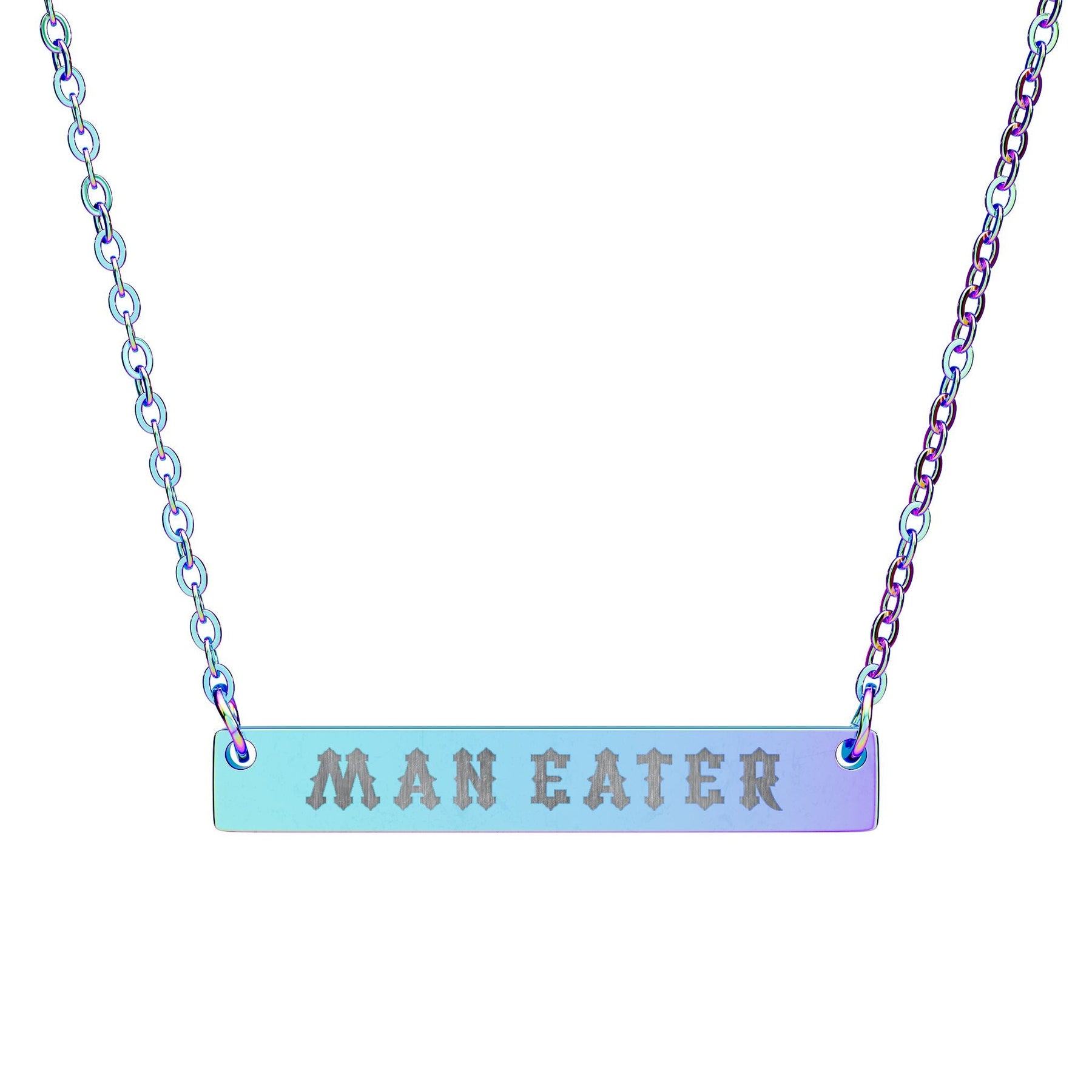 Man Eater Horizontal Bar Necklace - Goth Cloth Co.Accessories28342730059110974680