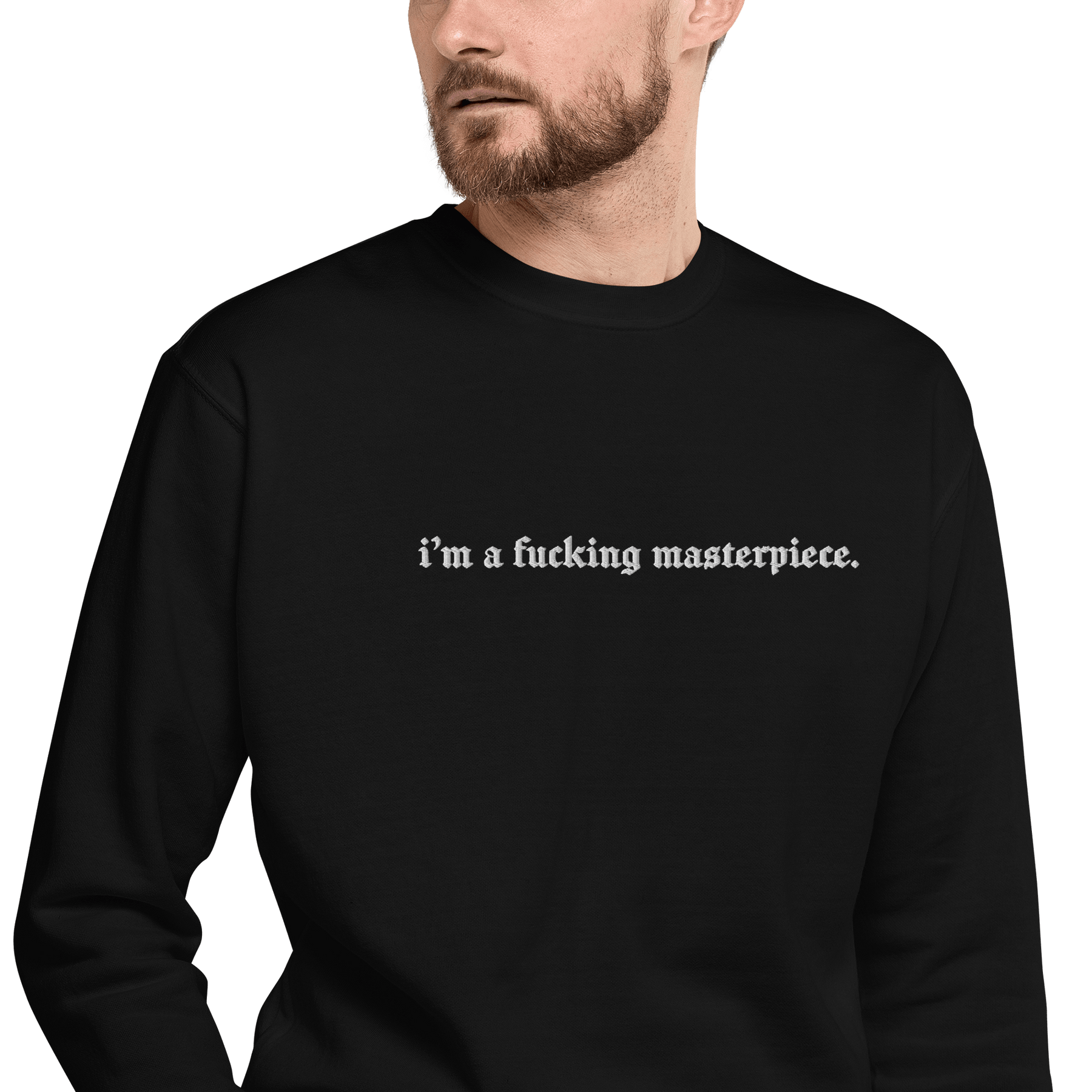 Masterpiece Embroidered Sweatshirt - Goth Cloth Co.Sweatshirt2087393_25544