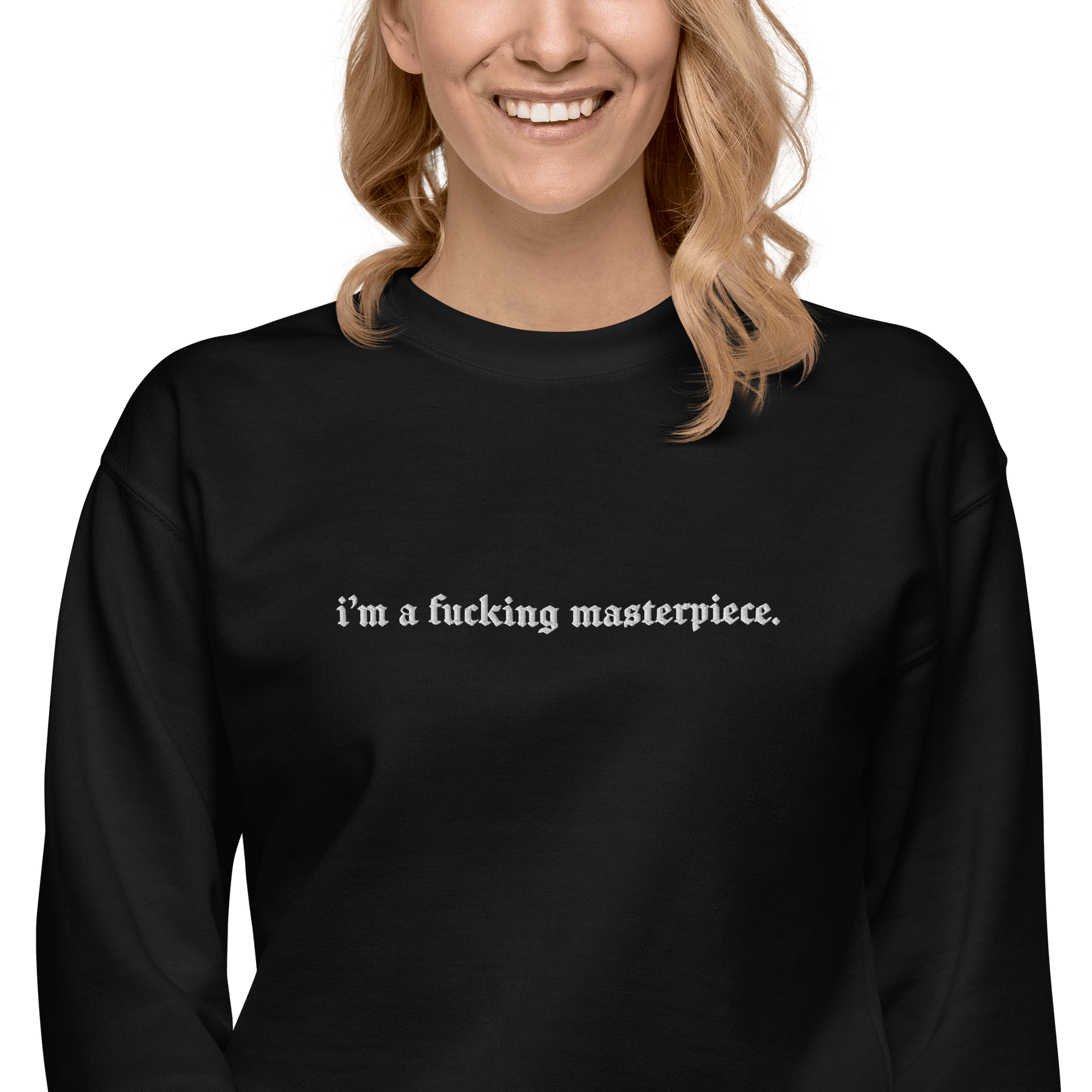 Masterpiece Embroidered Sweatshirt - Goth Cloth Co.Sweatshirt2087393_25544