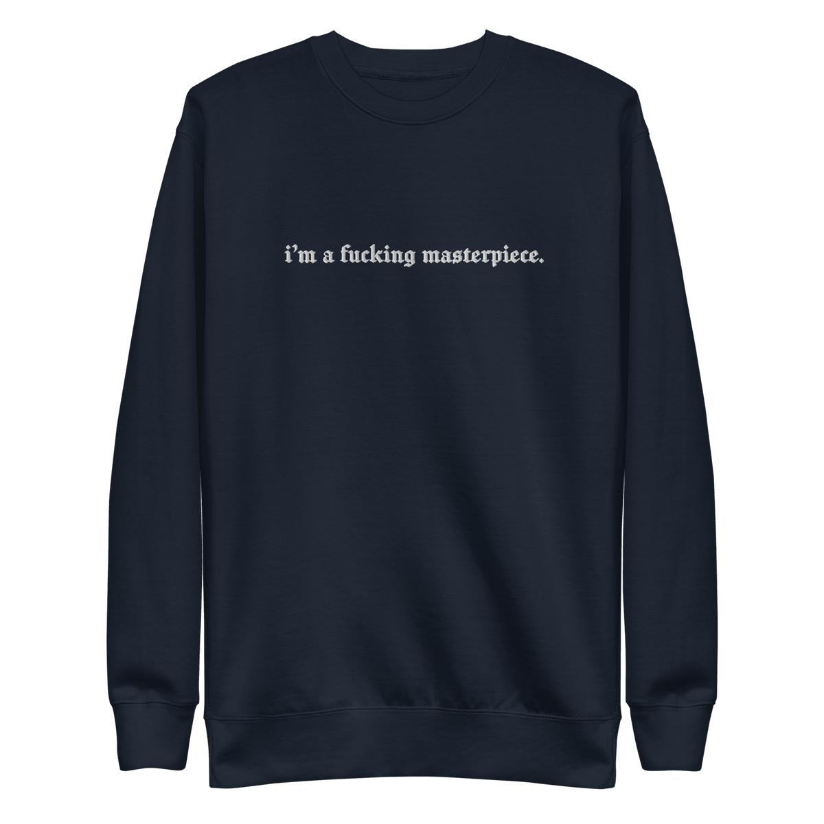 Masterpiece Embroidered Sweatshirt - Goth Cloth Co.Sweatshirt9633886_13252
