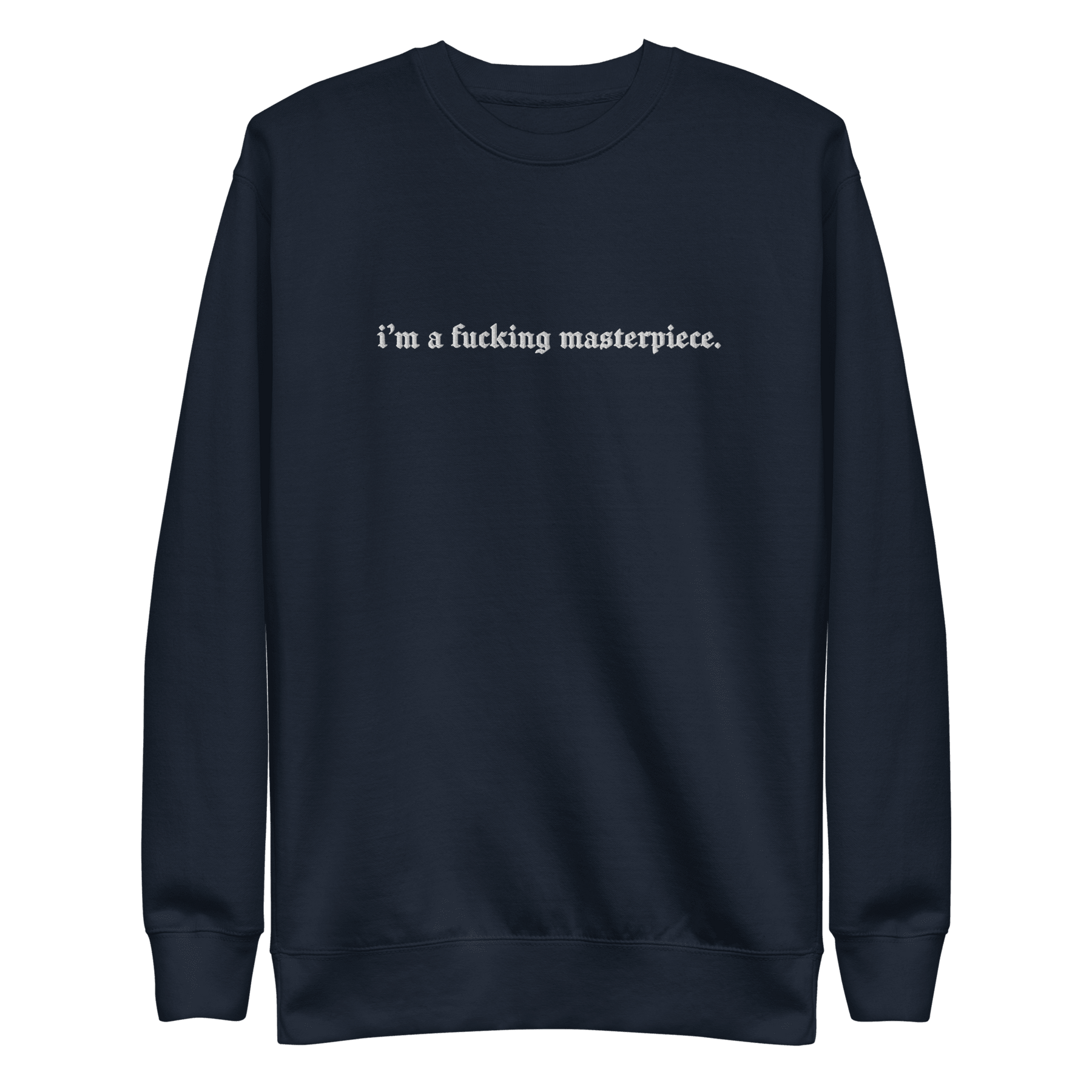 Masterpiece Embroidered Sweatshirt - Goth Cloth Co.Sweatshirt9633886_13252