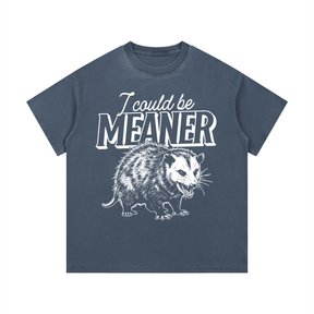 Meaner Opossum Vintage Wash Cotton T-Shirt - Goth Cloth Co.gymwear260813PODPQ0652011