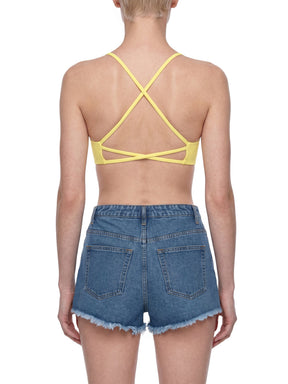 Menace Metal Font Women’s Sports Bra