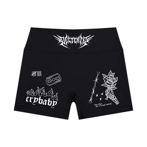 Mental Notes High Rise Yoga Shorts
